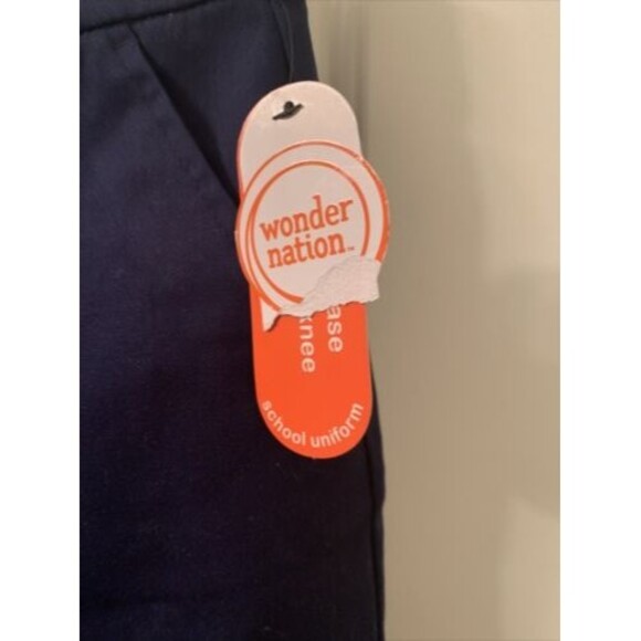 Wonder Nation Girls School Uniform Casual Pants Navy Blue Size 16 Plus - Picture 4 of 14